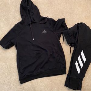 MENS ADIDAS JOGGERS/HOODIE